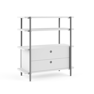 Mua FLEX Round Handle Office Storage Cabinet Open Shelf With Concealed Pull Hook Doors (FLEX Round Handle Office Storage Cabinet Open Shelf with Concealed Pull Hook Doors) - Tủ đựng đồ dùng văn phòng mở với cửa kéo online manufacture